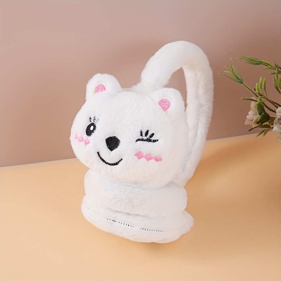 E-shop Koreanische Version Herbst- und Winter Plüsch Warme Ohrenschützer Plüsch Niedliche Cartoon Katzenohren Ohrenschützer