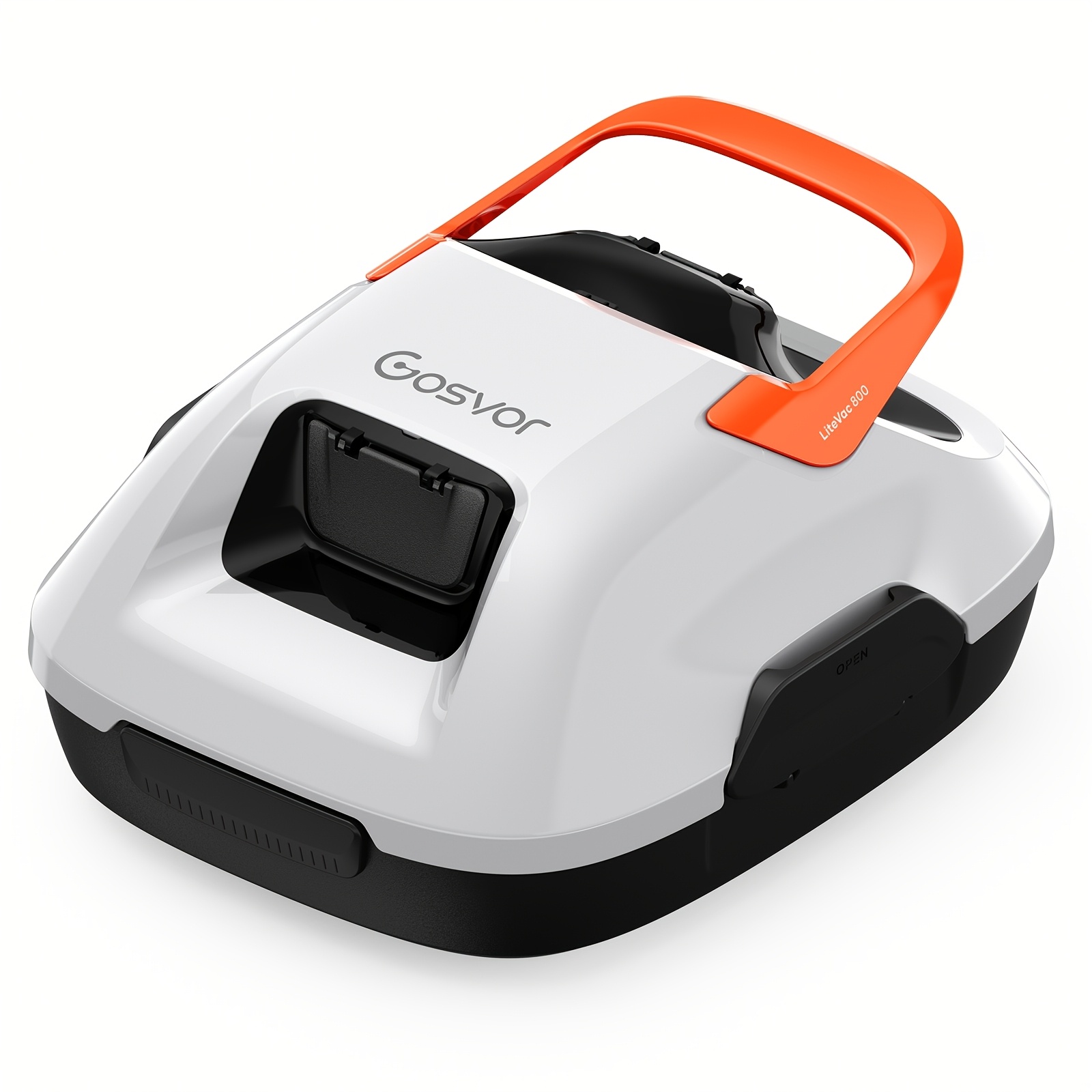 TEMU Swimming Pool Cleaner Robot For Above-ground Pools, Cordless Automatic Vacuum, 4500lph,portable, Selfparking, Lasts 90 Mins,gosvor For 860sq.ft