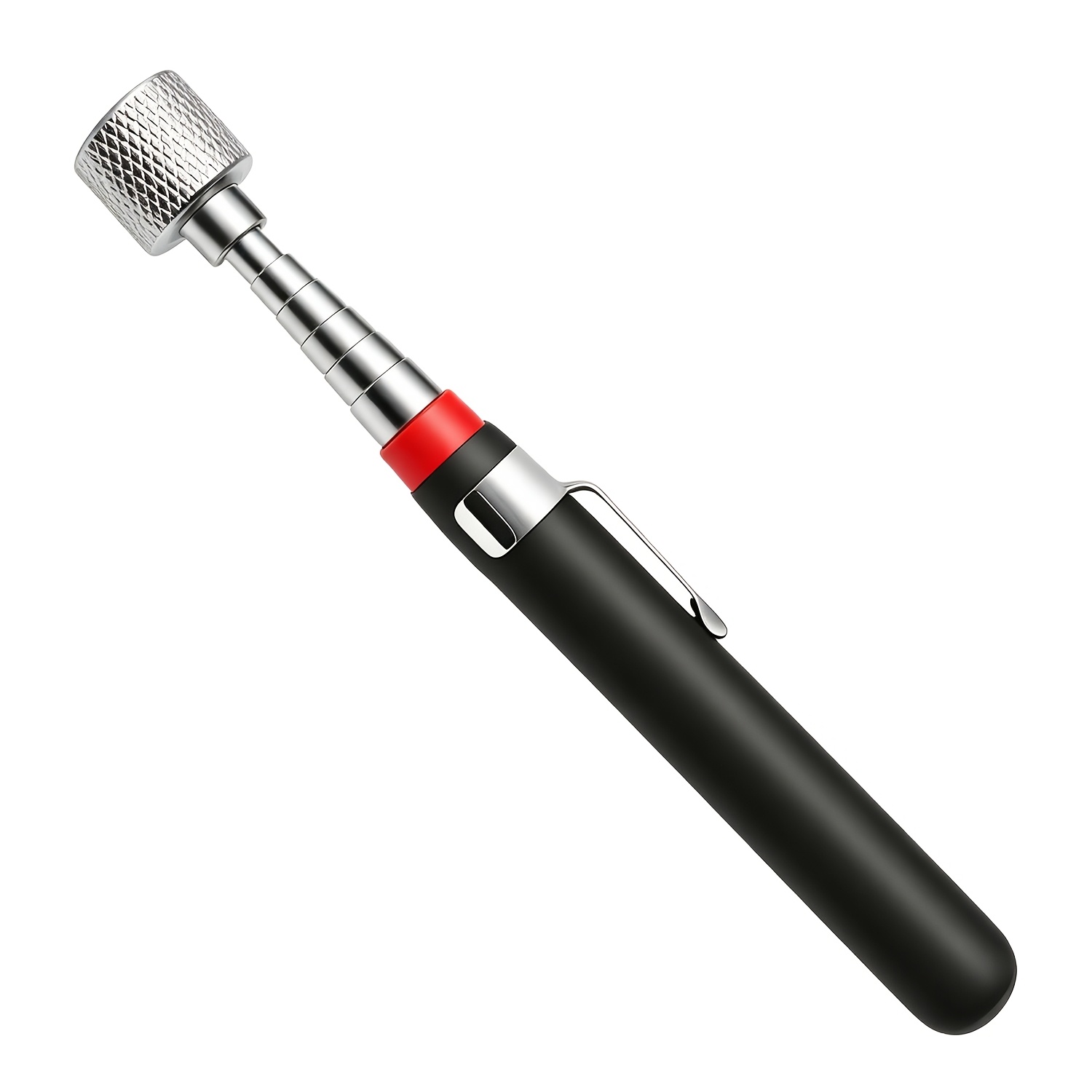 TEMU 1pc 15pound Telescopic Magnetic Pickup Tool, Adjustable Length Magnetic Retrieval Tool, Suitable For Hard-to- Areas, No Batteries Required