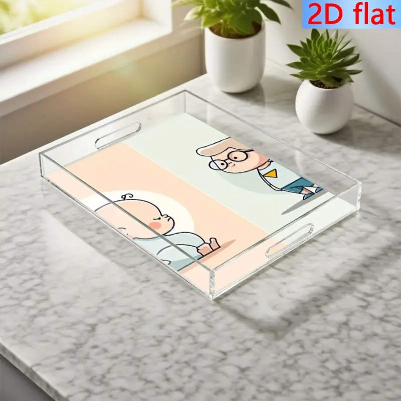 1 stück abstraktes badezimmer tablett rutschfester