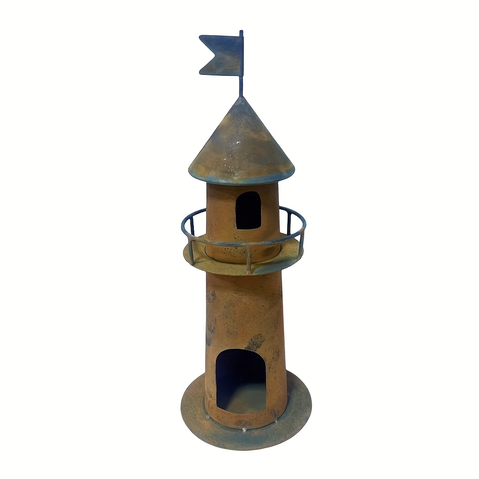 E-shop 1 Rustikaler -Kerzenhalter aus Gusseisen | Vintage Gartendeko, Tischdekoration, Ideal für Weihnachten, Memorial Day, Thanksgiving, Vatertag