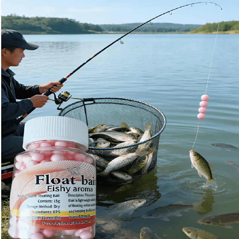 Image of A Of Natural Fragrance Bait Designed To Fish, This Multifunctional Wild Bait Is Essential For Catching , Trout, And Catfish, Making It A Must-have Tool For Outdoor Fishing
