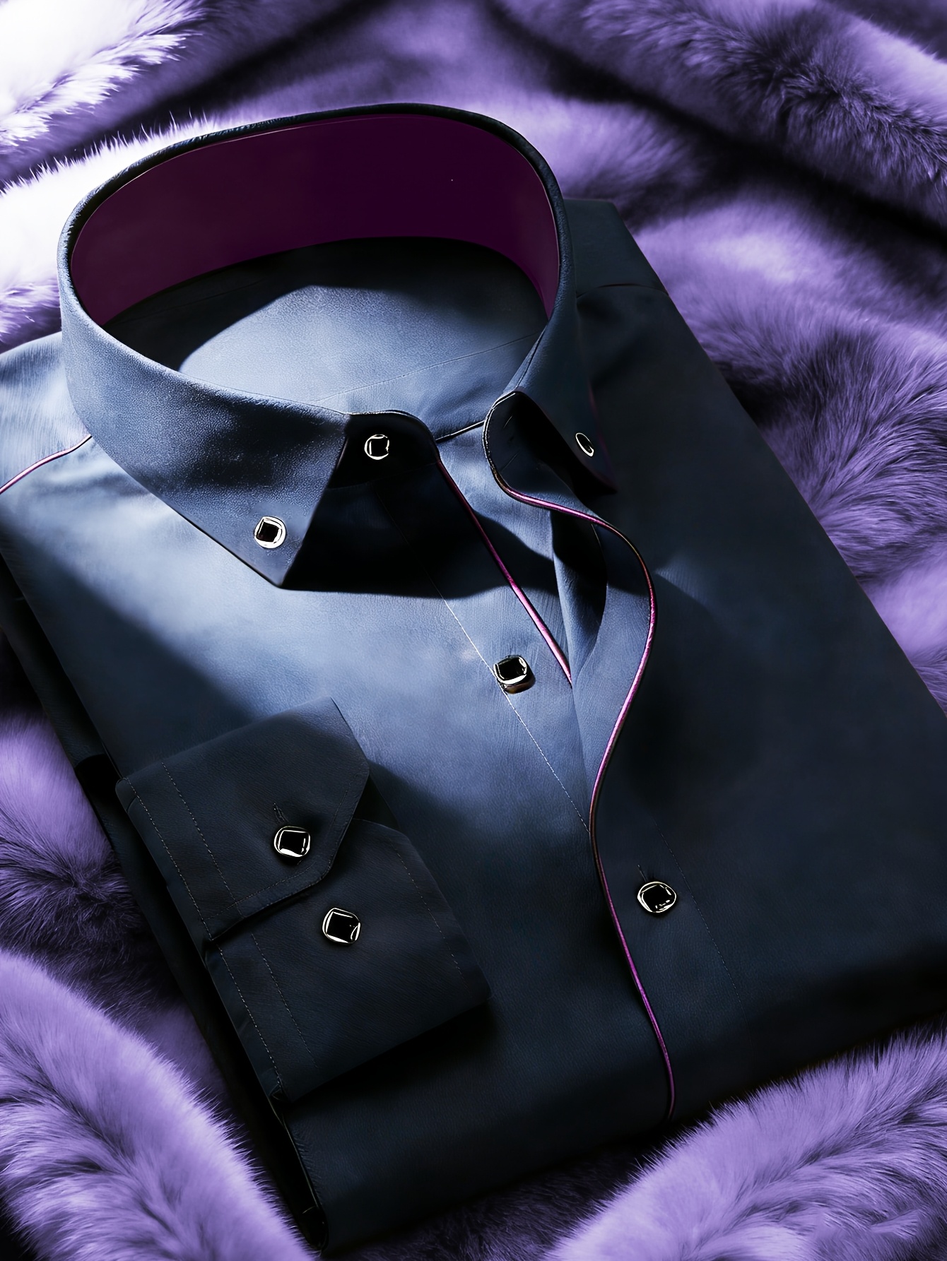 *'s Long-Sleeve Button- Shirt with Double Hem, Old Money * Casual, Formal  Dress Shirt, Autumn and Spring *'s Shirt