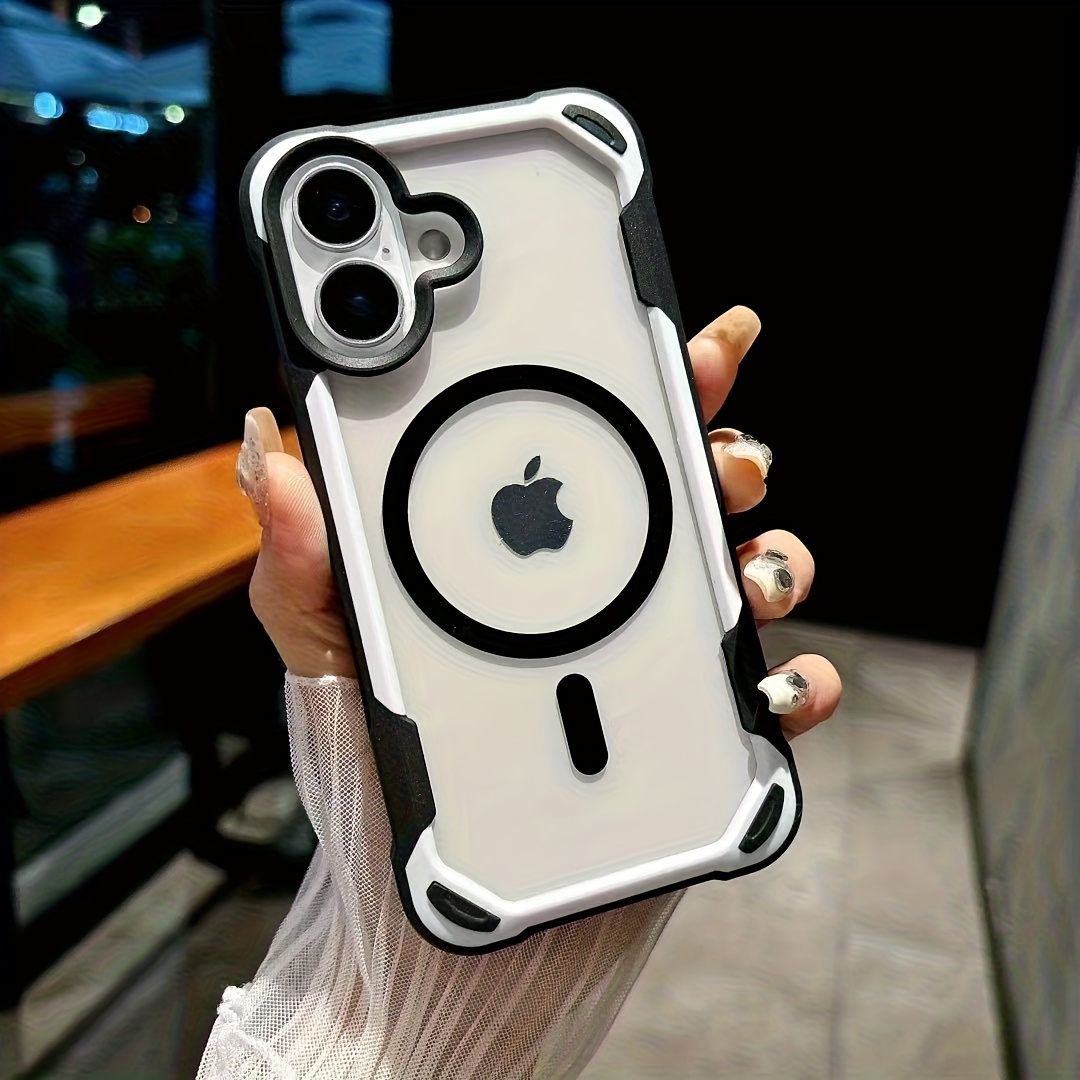 TEMU Simple And For Apple17 16 15 14 13 12 Phone Case Using Tpu Material Design Hole Precision Couple Multi-scene Use Phone Case