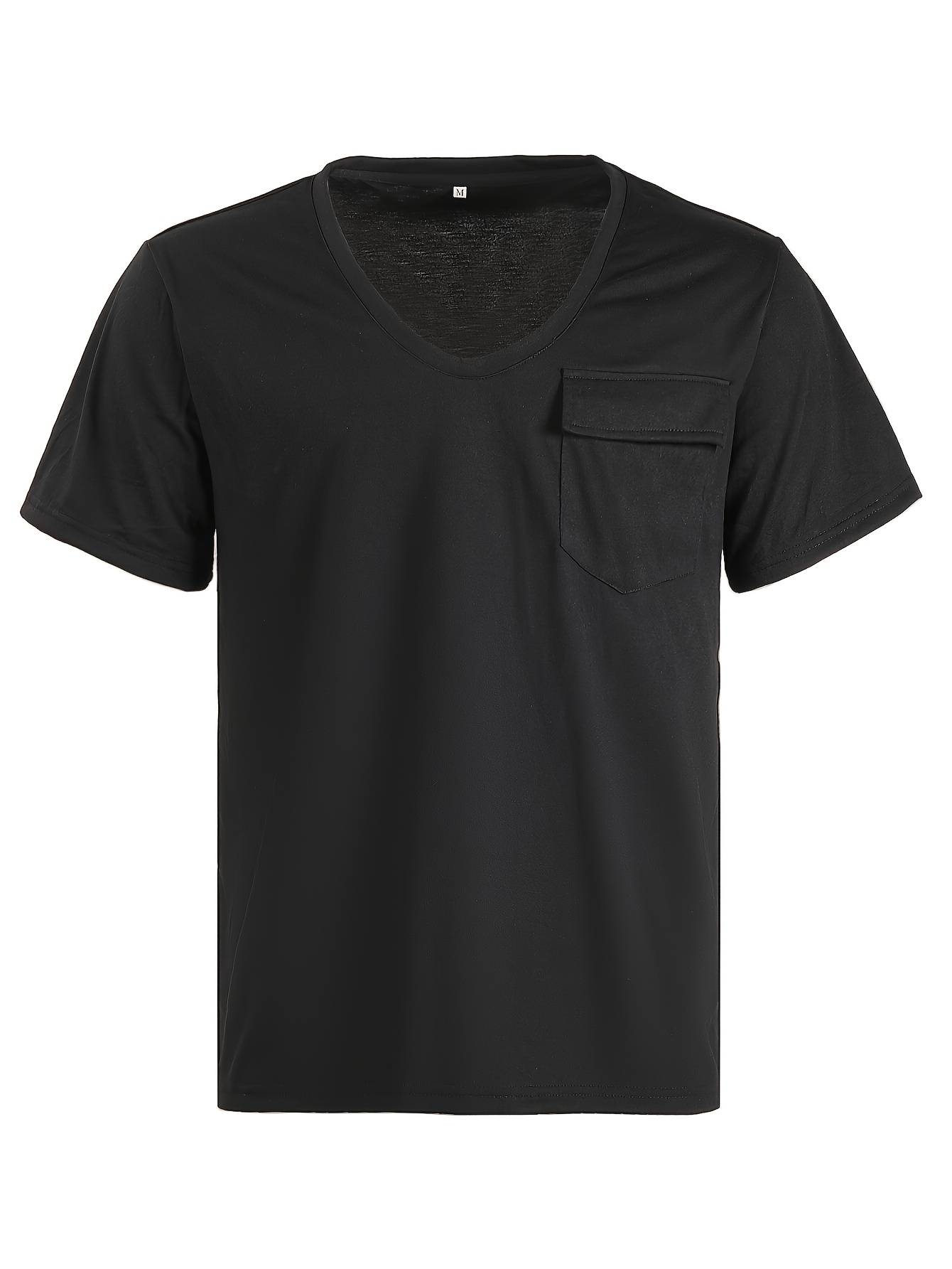 Deep V Loose V Neck T Shirts Men's Summer Deep V Neck T Shirt
