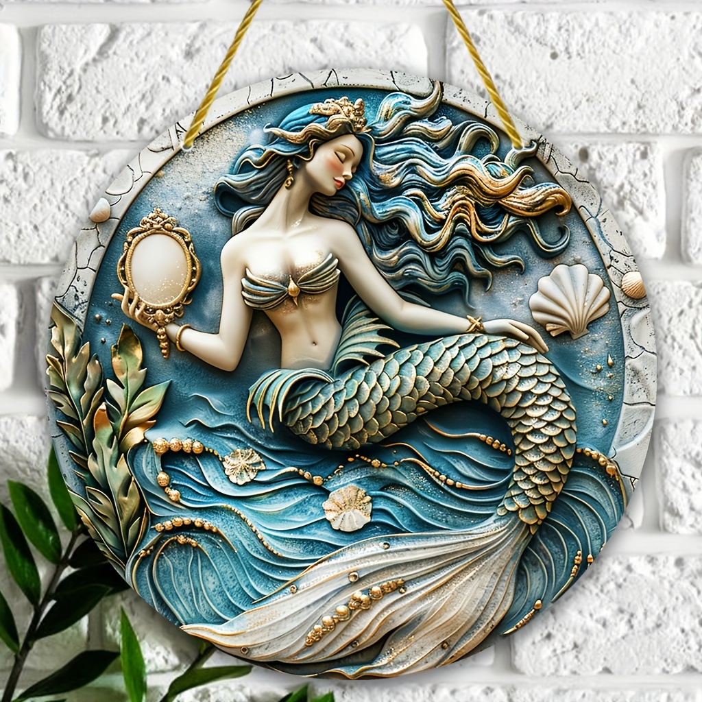 Mermaid Signs For Home Decor - Temu New Zealand