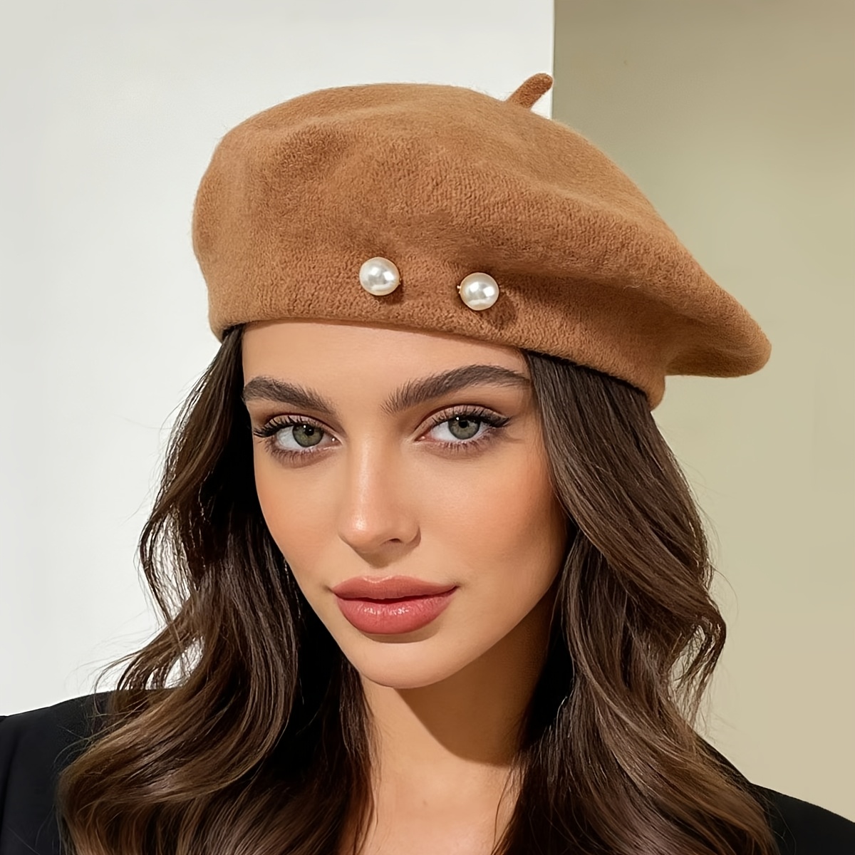 halloween pumpkin beret vintage artist hat handmade kawaii  display picture 3