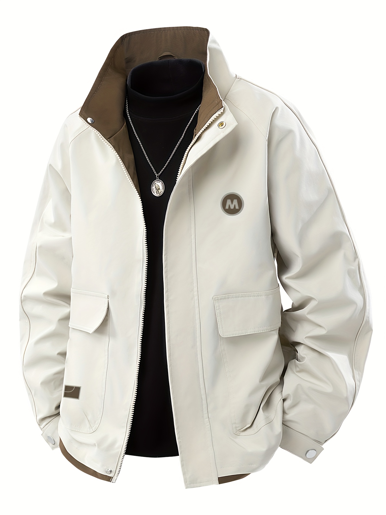 men spring jackets sold on Temu United States