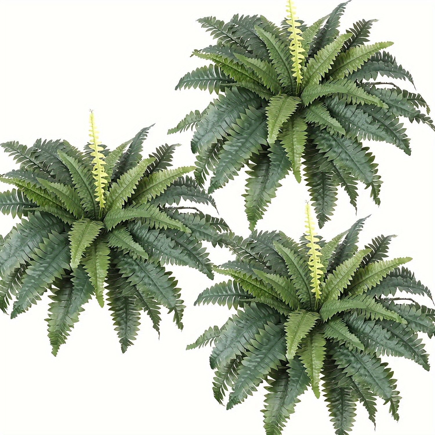 

Large Uv-resistant Artificial Boston Fern Plant - Perfect For Indoor & Outdoor Decor, Home Pots, Gardens, , And Farmhouse Accents Planters For Indoor Plants Artificial Plants For Home Decor