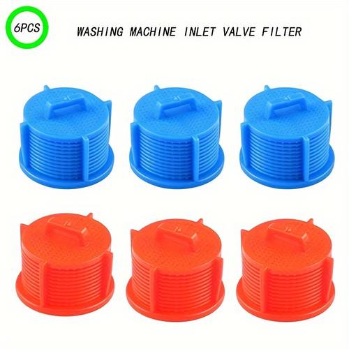 washing machine filter replacement of l g washing machine 1810261 ap5202486 ps3618281 eap3618281 red and blue inlet filters 6 or 10pcs