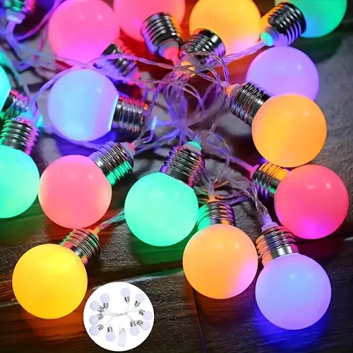 Led Threaded Bulb battery operated outdoor lights sold on Temu Australia