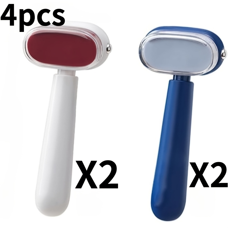 TEMU 4pcs Of 2026 New Bilateral Foot Knife, Bilateral Foot Remover, Replaceable Stainless Steel Blade Foot Scraper, Portable Manual Dead Skin Corn