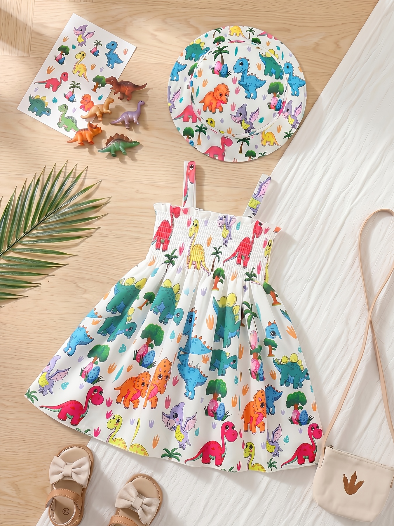 cute dinosaur dress Pre-order RTS from Supplier Strawberry Dress 6-12m