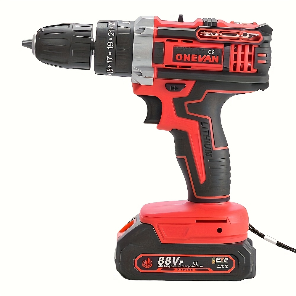 Elektrische Boormachine, 10mm Accuboormachine Draadloze Schroevendraaier Set