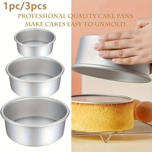1pc 3pcs detachable round cake mold simple and quick cake mold daily birthday wedding party cake mold combination cheesecake mold home set oven utensils mousse live baking tool