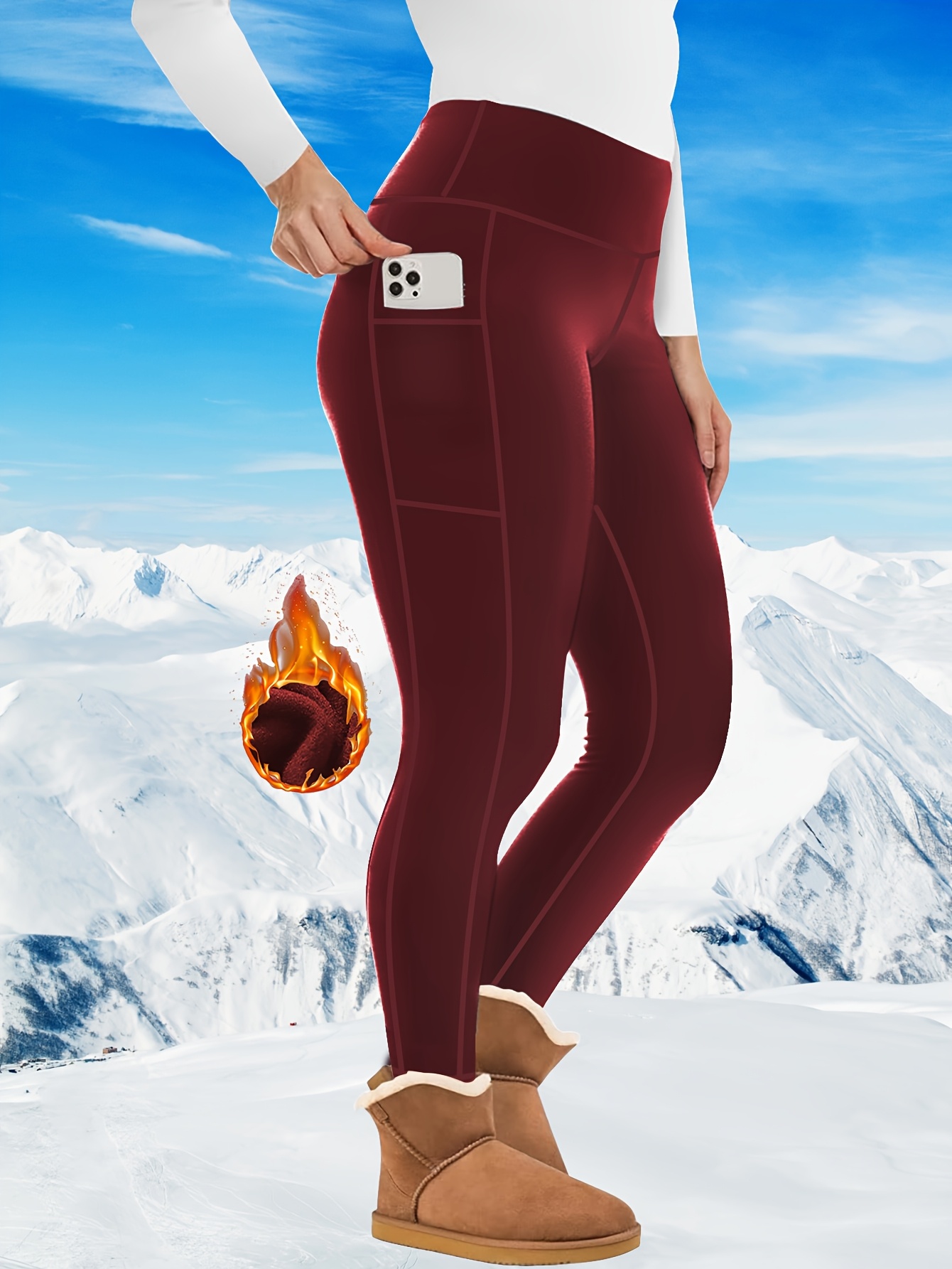 fleece yoga leggings