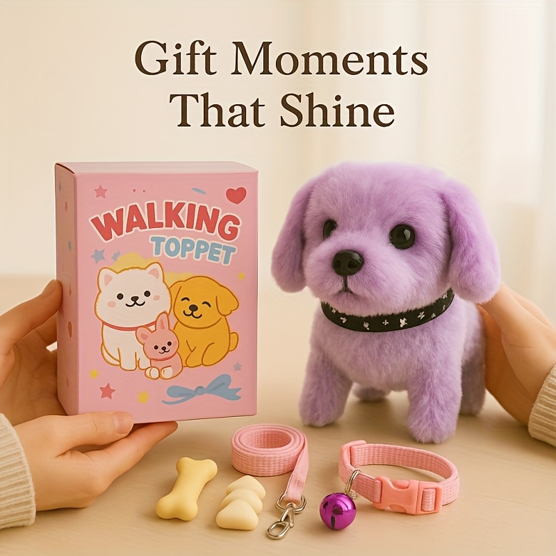 walking dog toy for kids sold on Temu United States