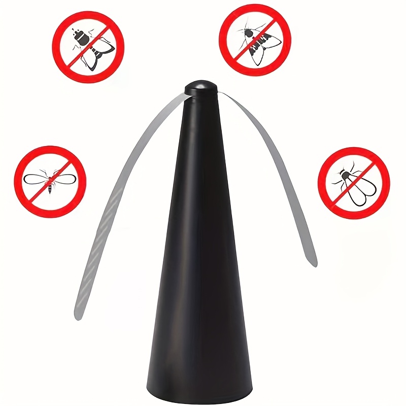 Image of Battery-powered Fly Fan, Essential For Street Selling, And Use, Lightweight And Portable Fly Fan, Soft Blade Silent Repellent, Dining Fly Prevention Assistant, Repellent Fan
