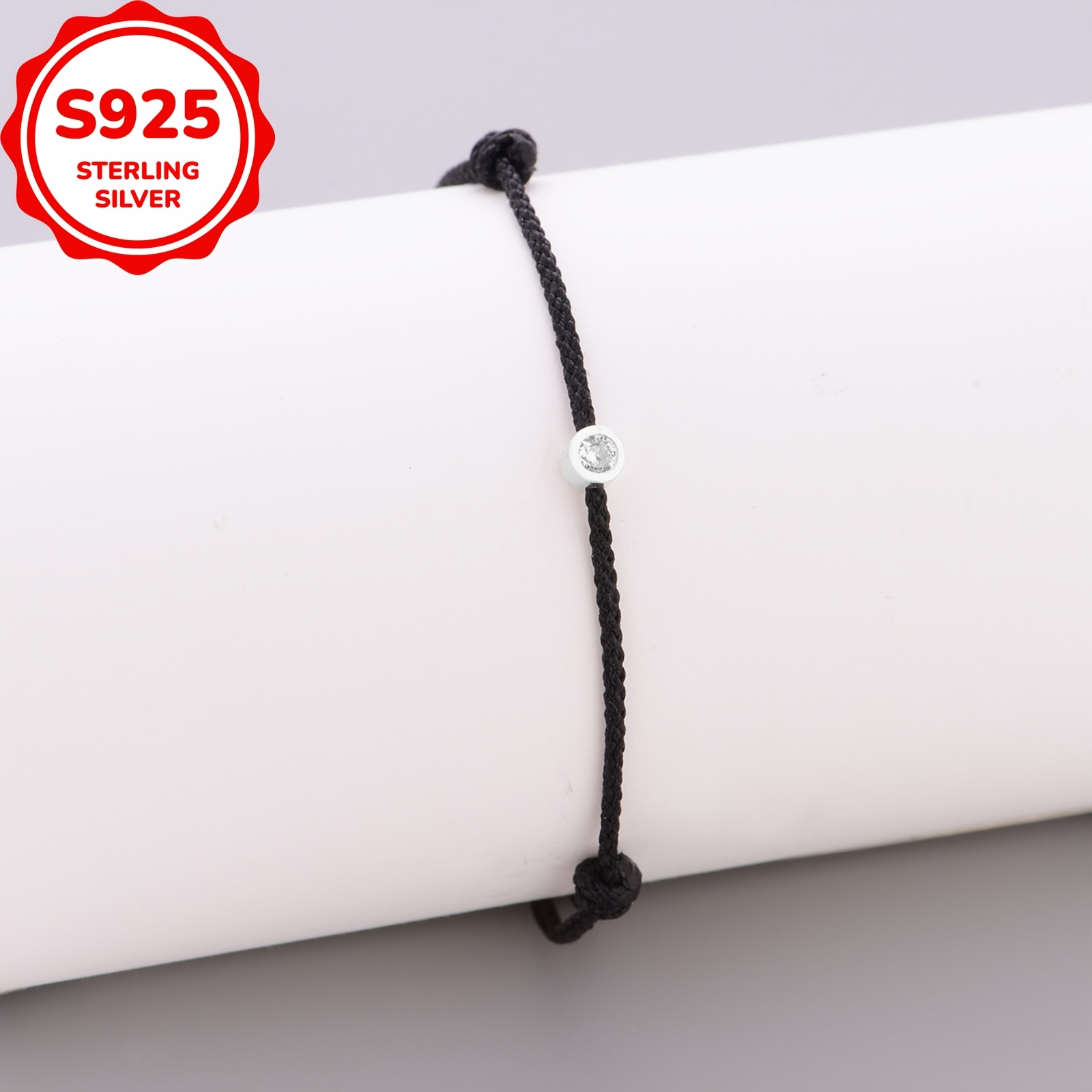 925 Silver Weaving Bracelet, Handmade Gift