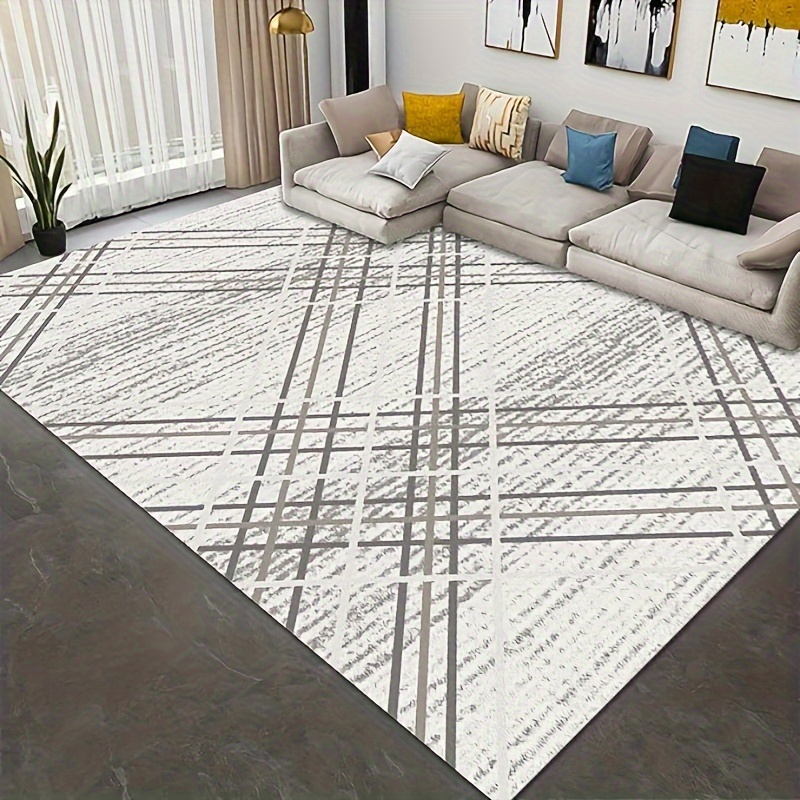 

Modern Area Rug, 3x5 4x6 5x7 Ft Suitable For Bedroom, Living Room, Apartment, Machine Washable Non-slip Soft Modern Interior Rug, Smudge-proof, Non-shedding.