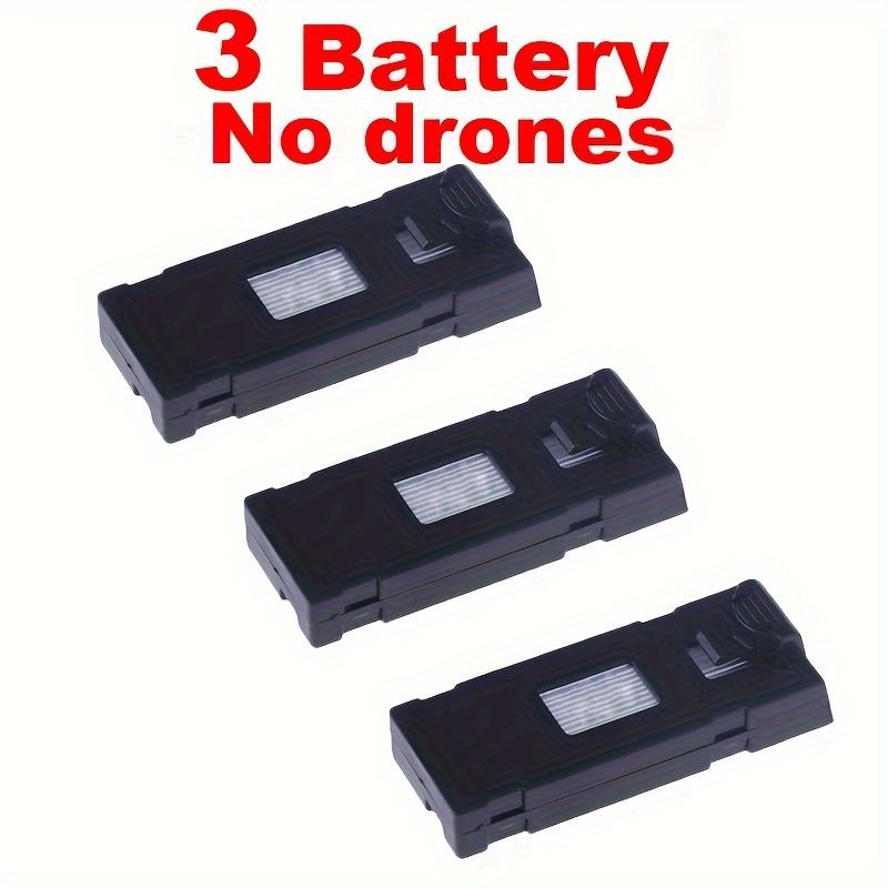 TEMU High-capacity 3.7v Rechargeable Drone Battery For E99/e88 Series & More - Perfect Christmas & Halloween Gift