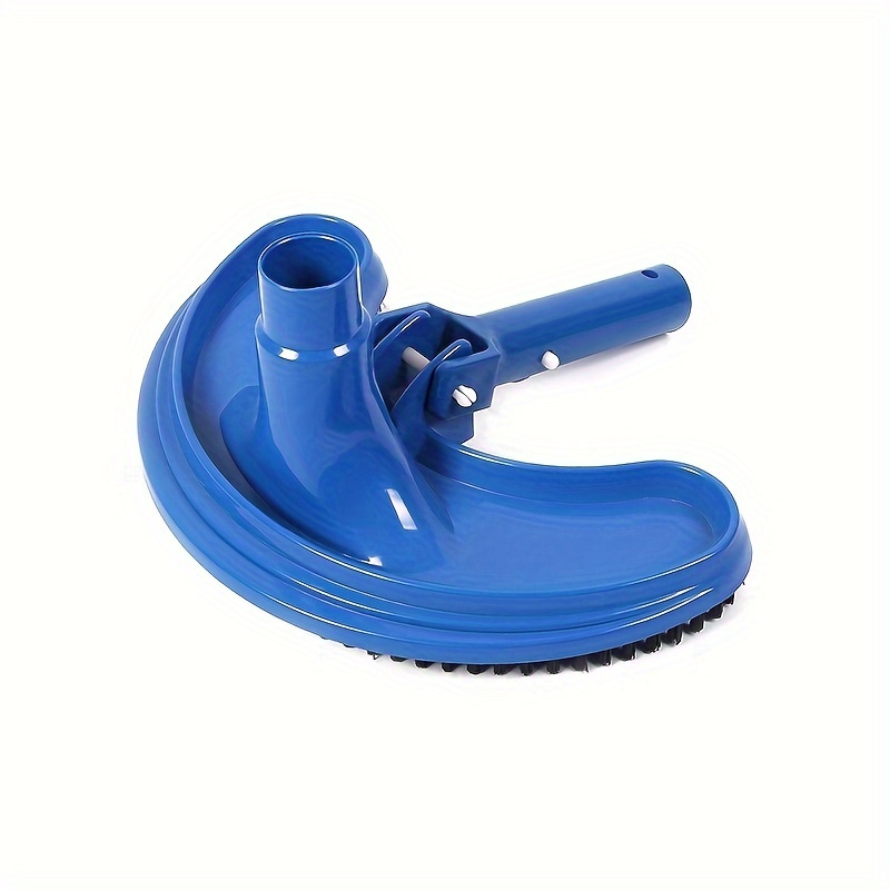 

Flexible Half Moon Pool Vacuum Head - Deep Sky Blue, Curved Suction Cleaning Accessory For Swimming Pools & Fish Ponds (post Not Included)