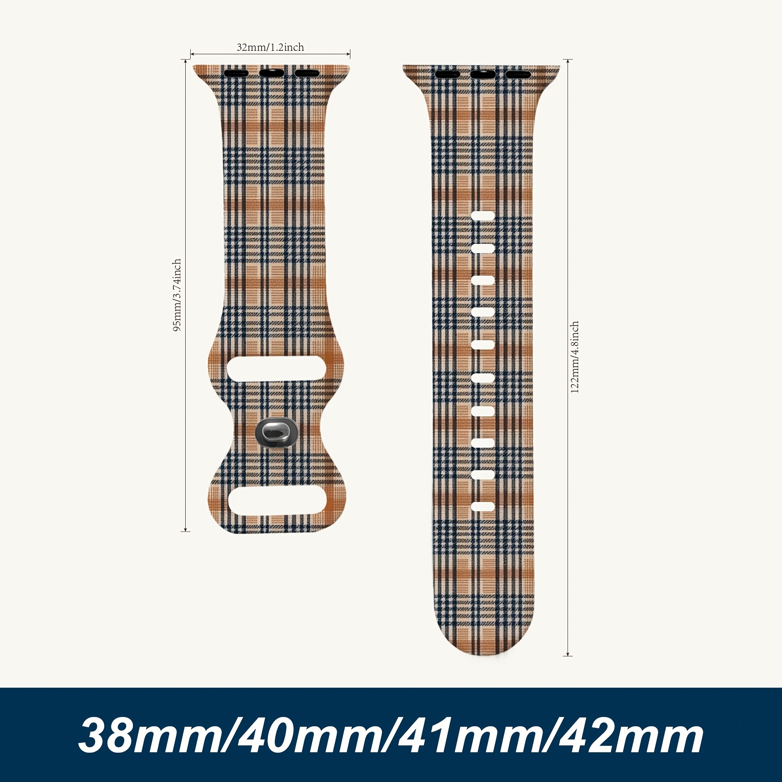TEMU Smart Watch Series 5 6 7 For Iphone Watch Bands Watch Bands Straps For Watch Cute Bands For Silicone Bands Slim 38 40 41 42mm For Iwatch Bands