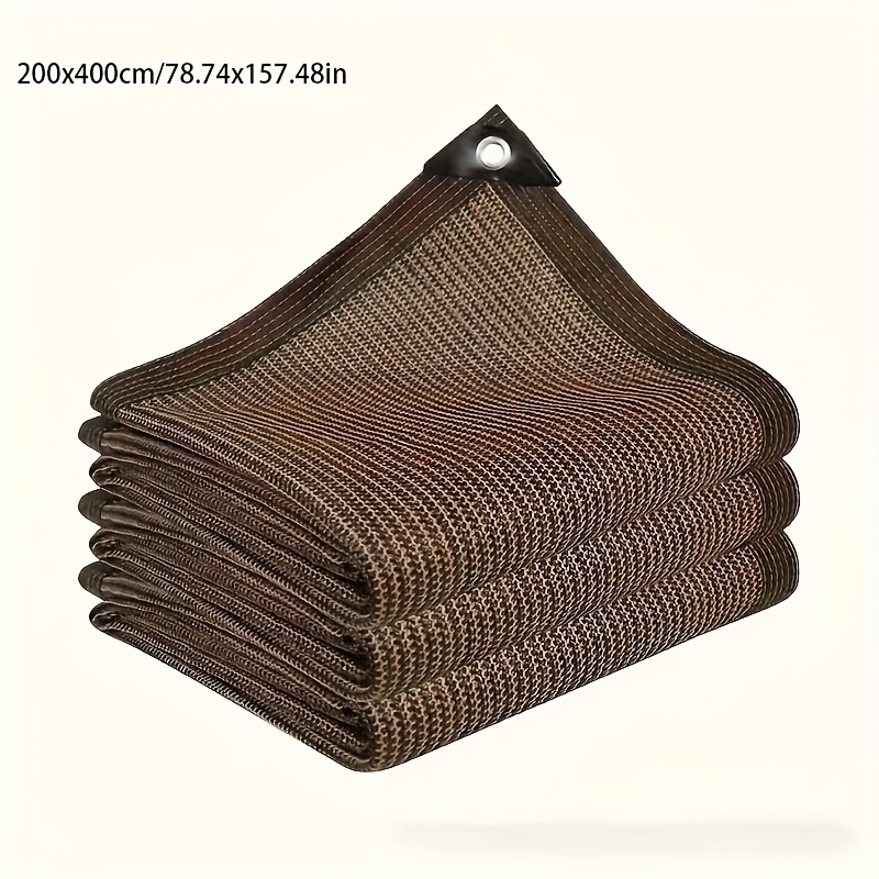 Large Square Outdoor Sun Shade Canopy - 91-100% Blackout Privacy Cover for Swimming Pools, Patios & Gardens - Durable PE Material, Easy Setup, Mixed Colors