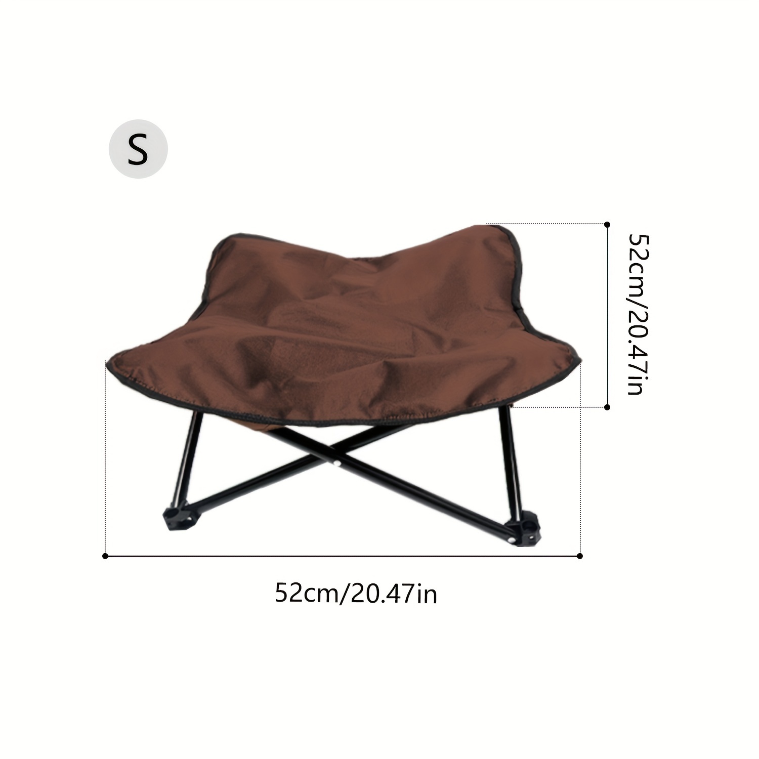 1pc elevated foldable pet bed for   cat sizes durable 600d oxford fabric anti scratch moisture proof x stability   portable breathable design ideal for small to large breeds portable pet bed stability enhancing design moistureproof bed Product details 8