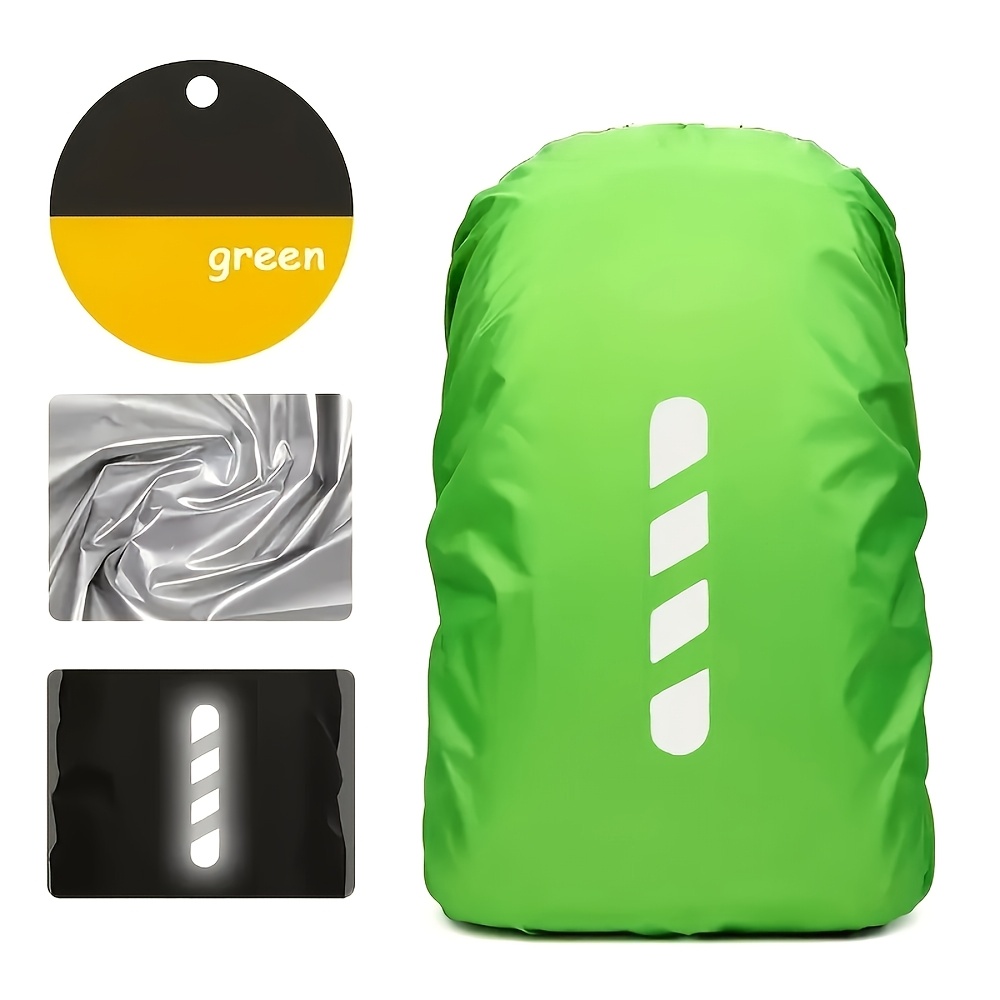 TEMU 1pc Universal New 9.25-gallon Backpack Rain Cover, High-quality Dust Cover, Suitable For Hiking, Camping, Backpacks, Outdoor Hiking Bag Rain