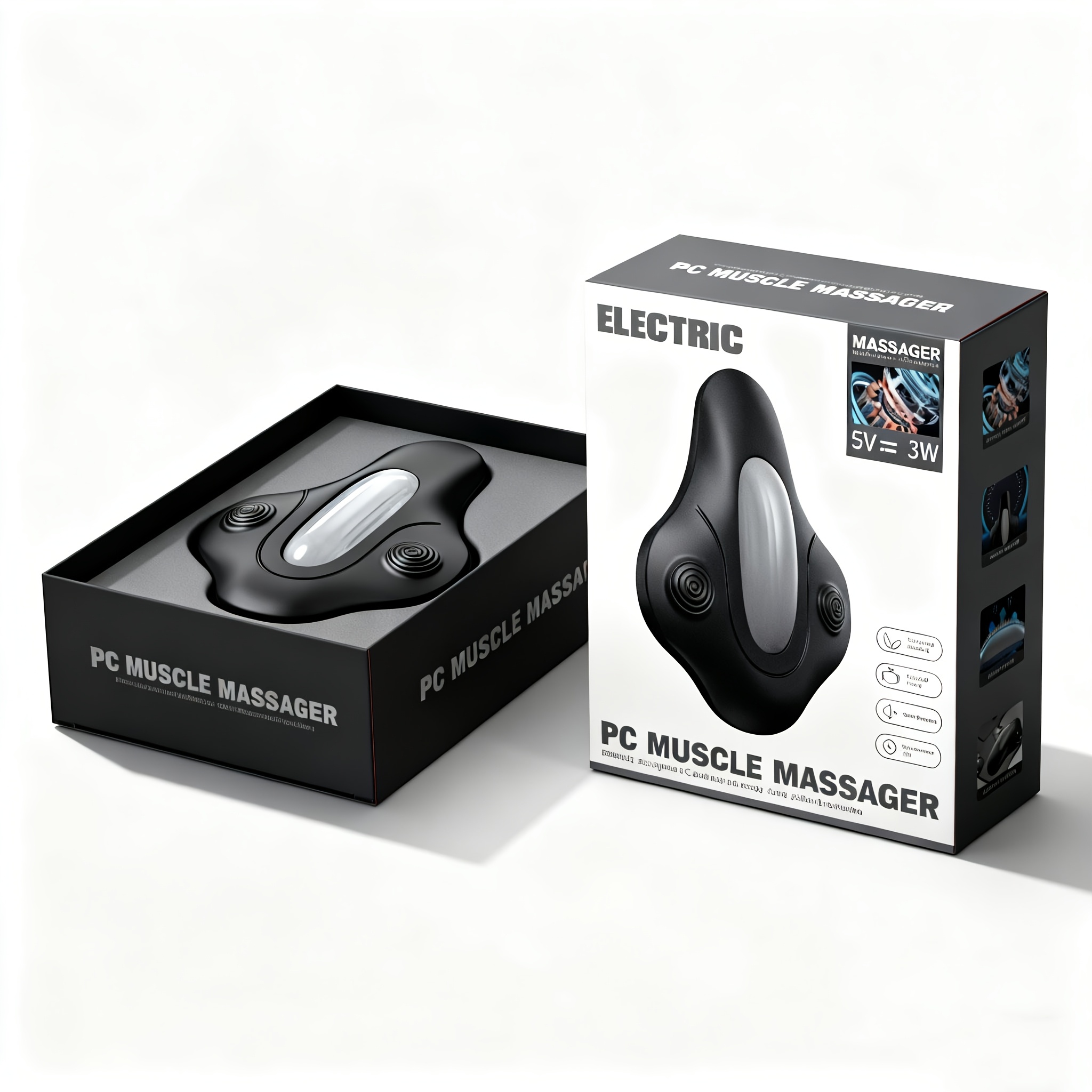 A Pelvic Floor Muscle Trainer Intended for Kegel Workouts, Featuring a Padded Massage Surface, Specifically Crafted for Pelvic Floor Strengthening And Muscle Relaxation, Serves As a Fitness Appropriate for Both Men And Women to Utilize at Home - Image 3