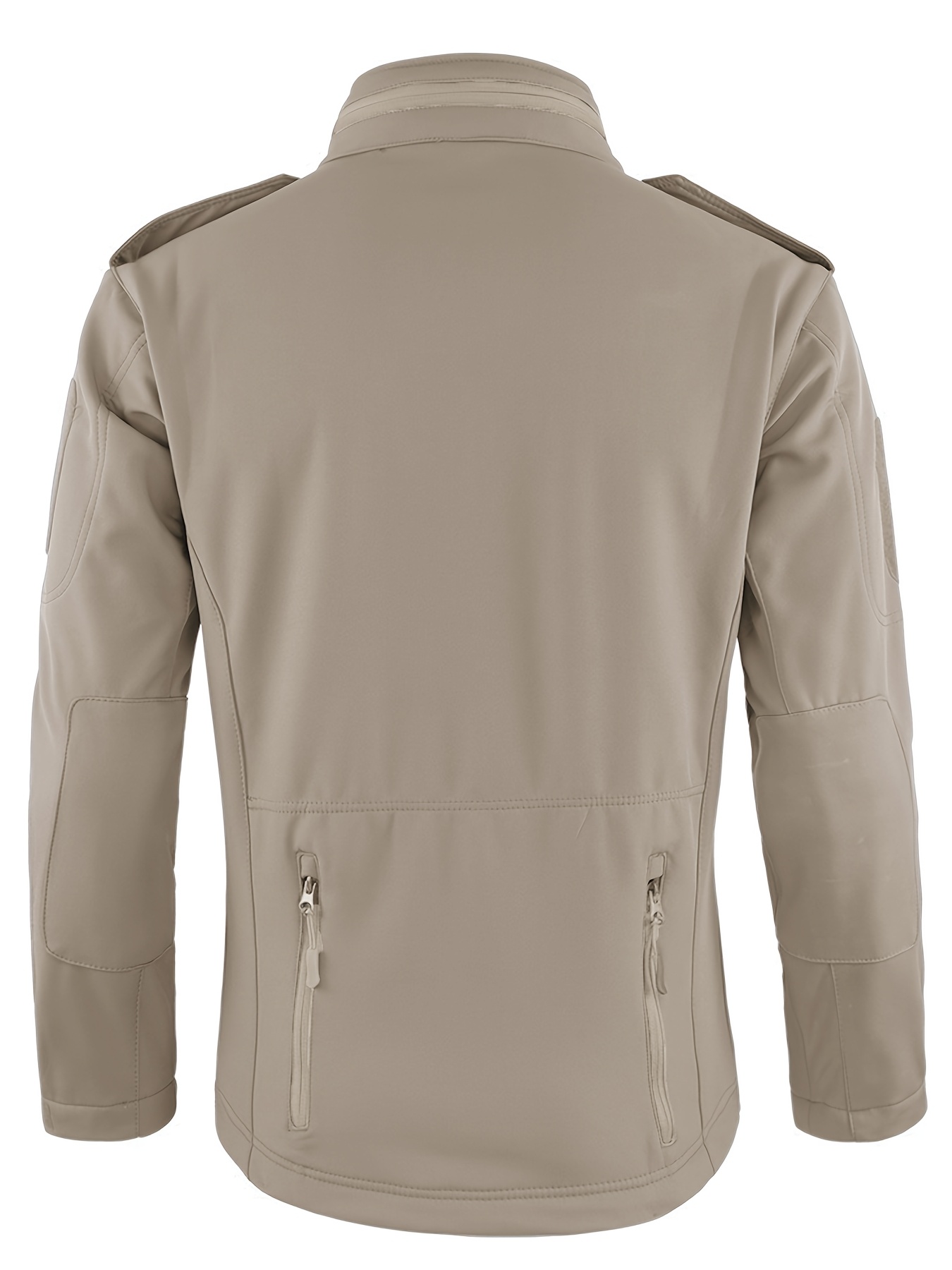 Men's Tactical Fleece Jacket, Windproof Soft Shell Outdoor Hoodie