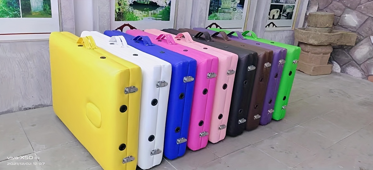 Mesa de Masaje Plegable Portátil y Cama para Extensiones de Pestañas, Tatuajes y Spa Facial - Cama Ligera de Altura Ajustable con Montaje Rápido, Ideal para Salones de Belleza y Equipos de Spa (Sin Ensamblaje Complejo)