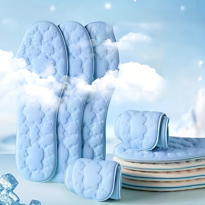 ComfortPlus Memory Foam Insoles - Soft, Breathable & Shock-Absorbing Pads for Adults, 1 Pair, Shoe Pads, Anti-fatigue