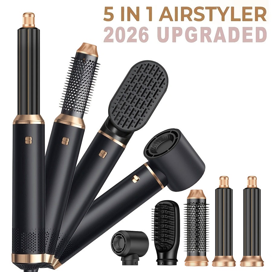Air Styler Set Hair Styler 5 In 1 Hair Dryer Brush With , Straighten, Volumise, Smooth And Hair Dryer Brushes For Styling, Styler For All Hair
