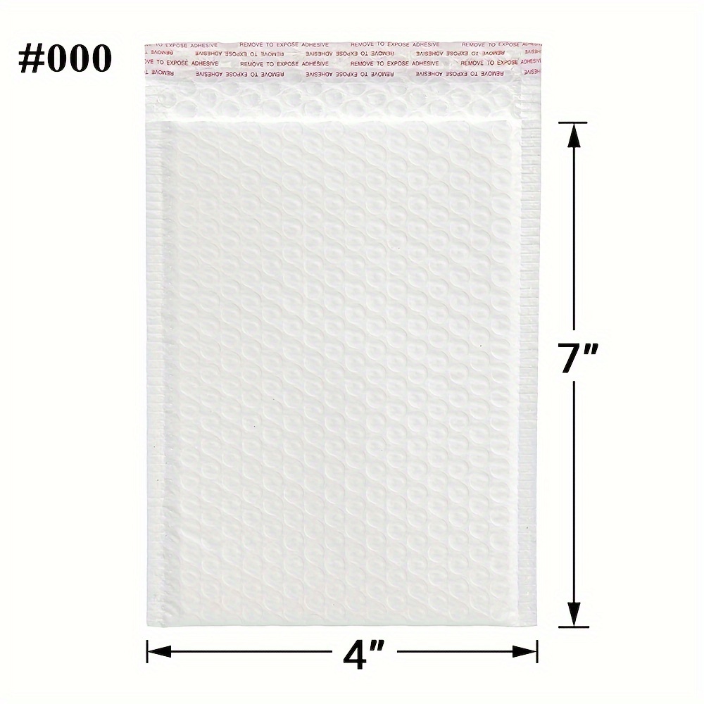 TEMU 100pcs Poly Mailer Bubble Mailers 4 Layers Padded Envelopes Self Seal Bubble Mailer Waterproof Padded Mailer Bubble Envelopes Cushioning Bubble