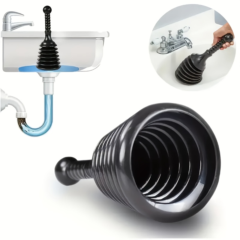 For Kitchen Sinks, Bathroom Sinks, Shower And Bathtub Drains. Compact And Sturdy Design, Large Expandable Plug For Commercial And Residential Use To Unclog Pipes