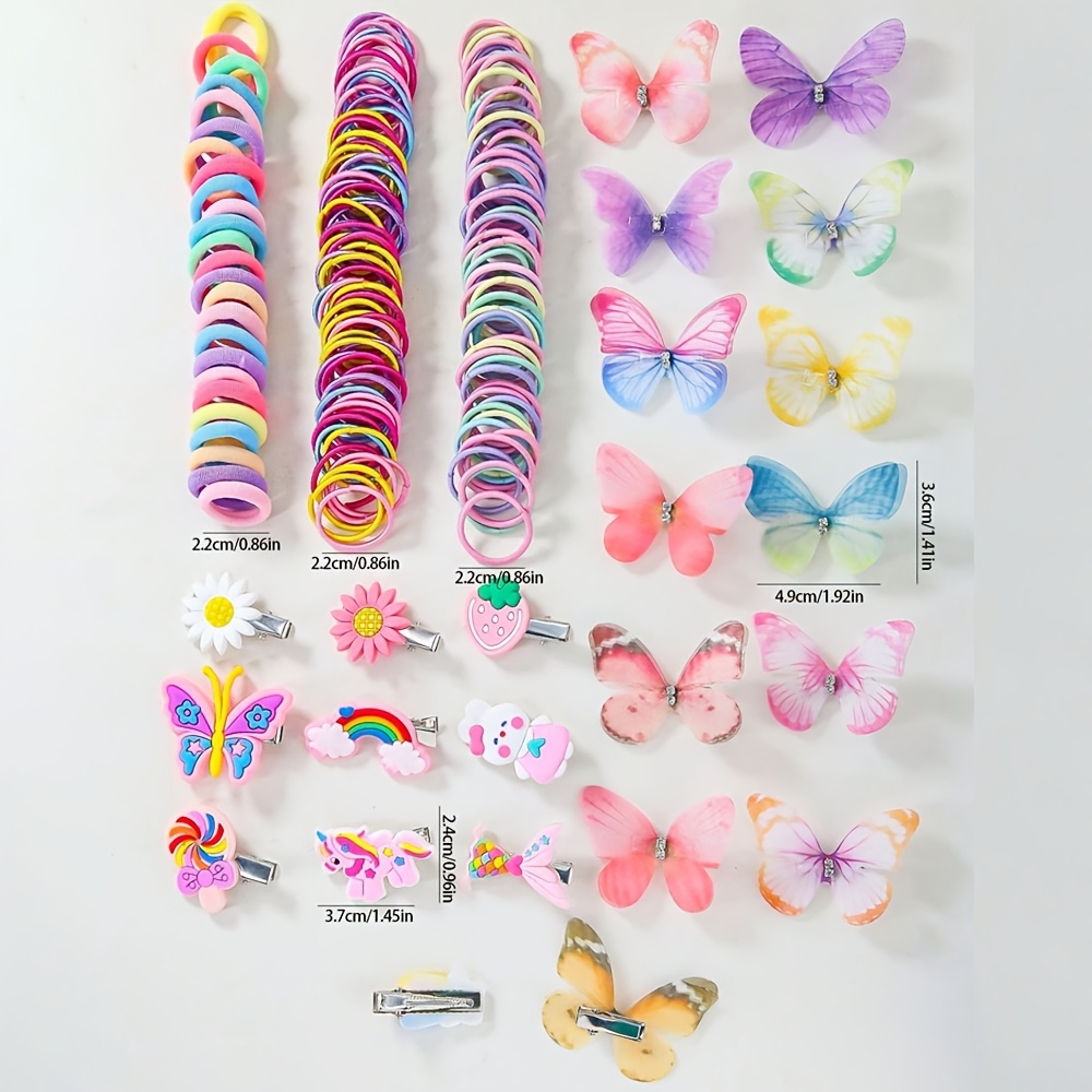 261pcs Random Color Hair Accessories Gift Set