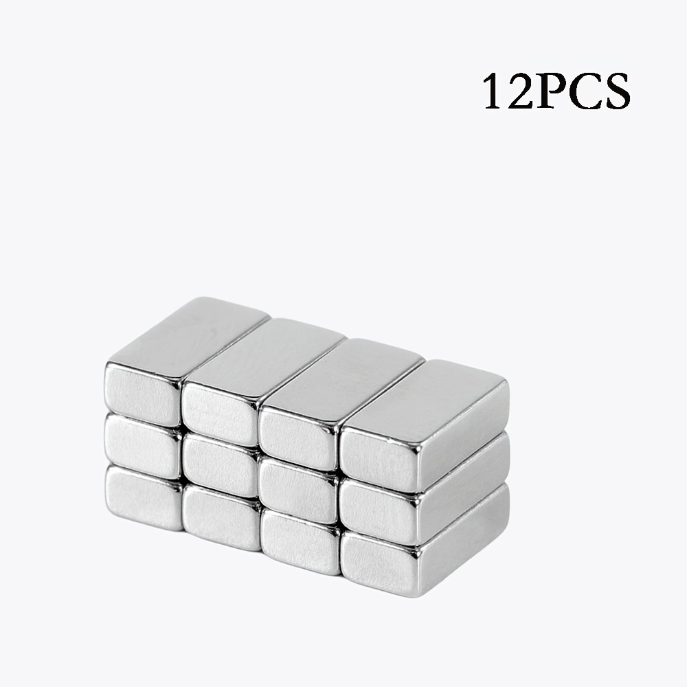 TEMU Lot de 12 patchs magnétiques en gel pour ongles Klimonla, adaptés pour salon de manucure et bricolage, aimants magnétiques pour ongles, aimants