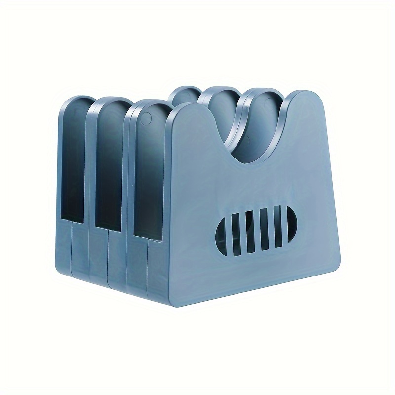 Image of 1pc Multi-functional Kitchen Organizer - Rust-proof Abs Spoon & Utensil Holder With Drainage, Pot Lid Storage Rack