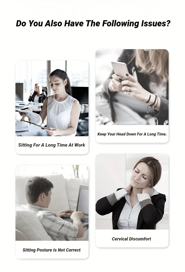 6 roller manual neck shoulder massager heavy duty handheld cervical with removable washable rollers swan   for posture   home office use portable relaxation tool Product details 2