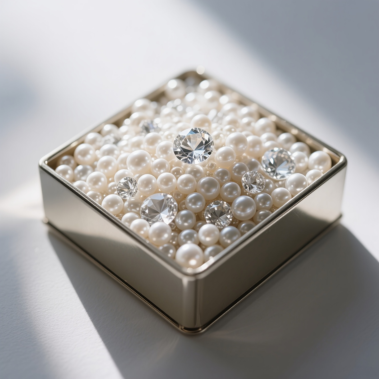 TEMU 3010 pezzi, 20/14/8/6/4 mm, - Diamanti finte trasparenti - Riempimento vaso, decorazione domestica, composizioni per feste, centrotavola e per