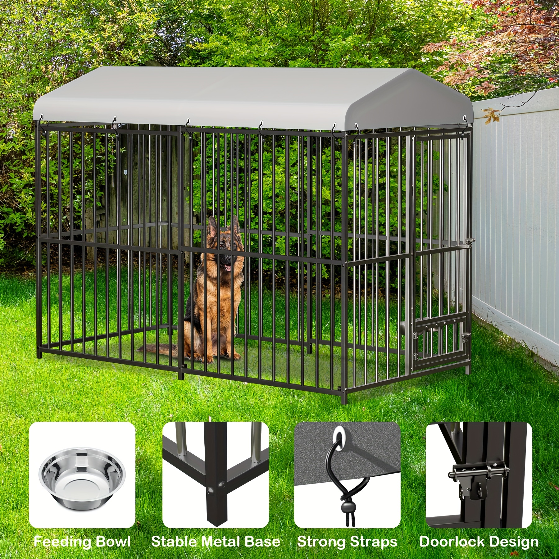 Diy Dog Cage Outdoor Dog Run Kennel Best Dog Runs For Large Dogs Shop