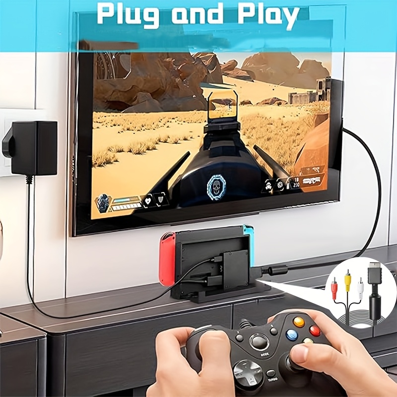 Cavo Av Ps2/ps1/playstation E Cavo Adattatore Av A - Italy - Foto 3