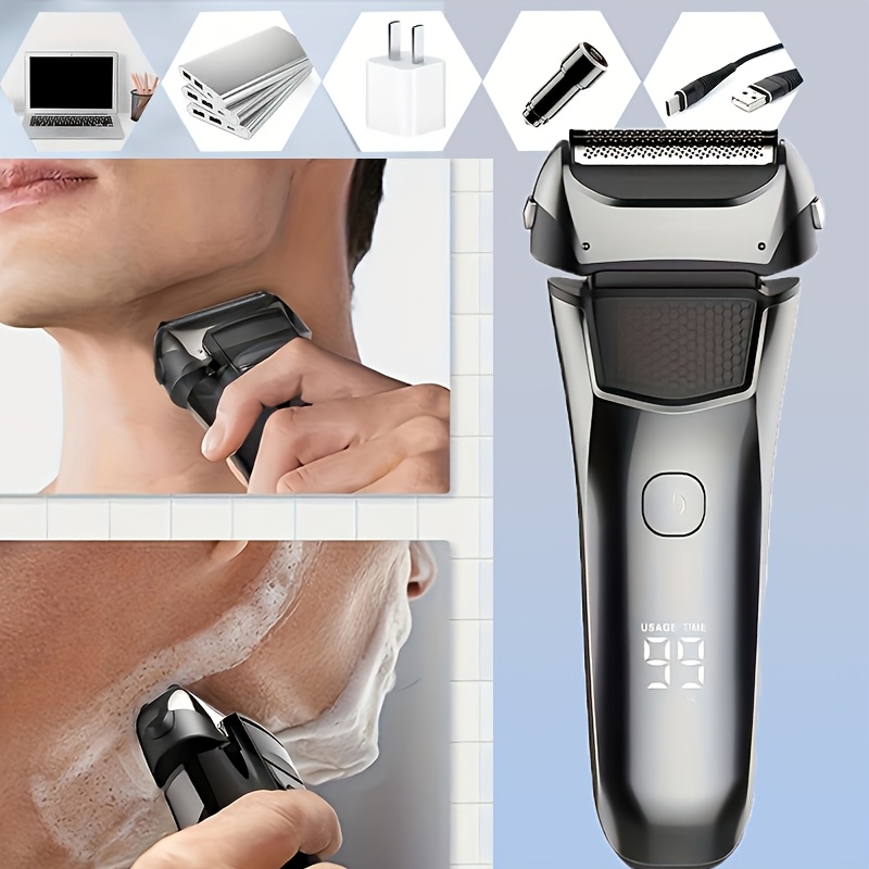 men shavers electric sold on Temu United States