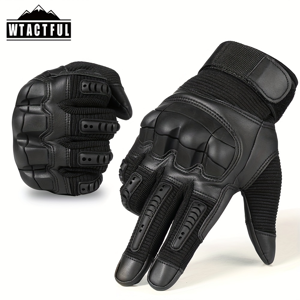 

Wtactful Outdoor Sport Gloves Men's Non-slip Wear-resistant Comfortable For Motorcycle Motorbike Cycling