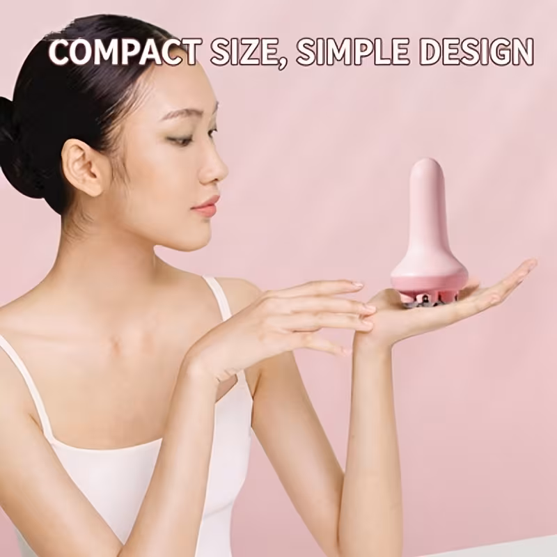 random massager and double sided cleansing brush leg muscle relaxer abdominal full massage tool details 0