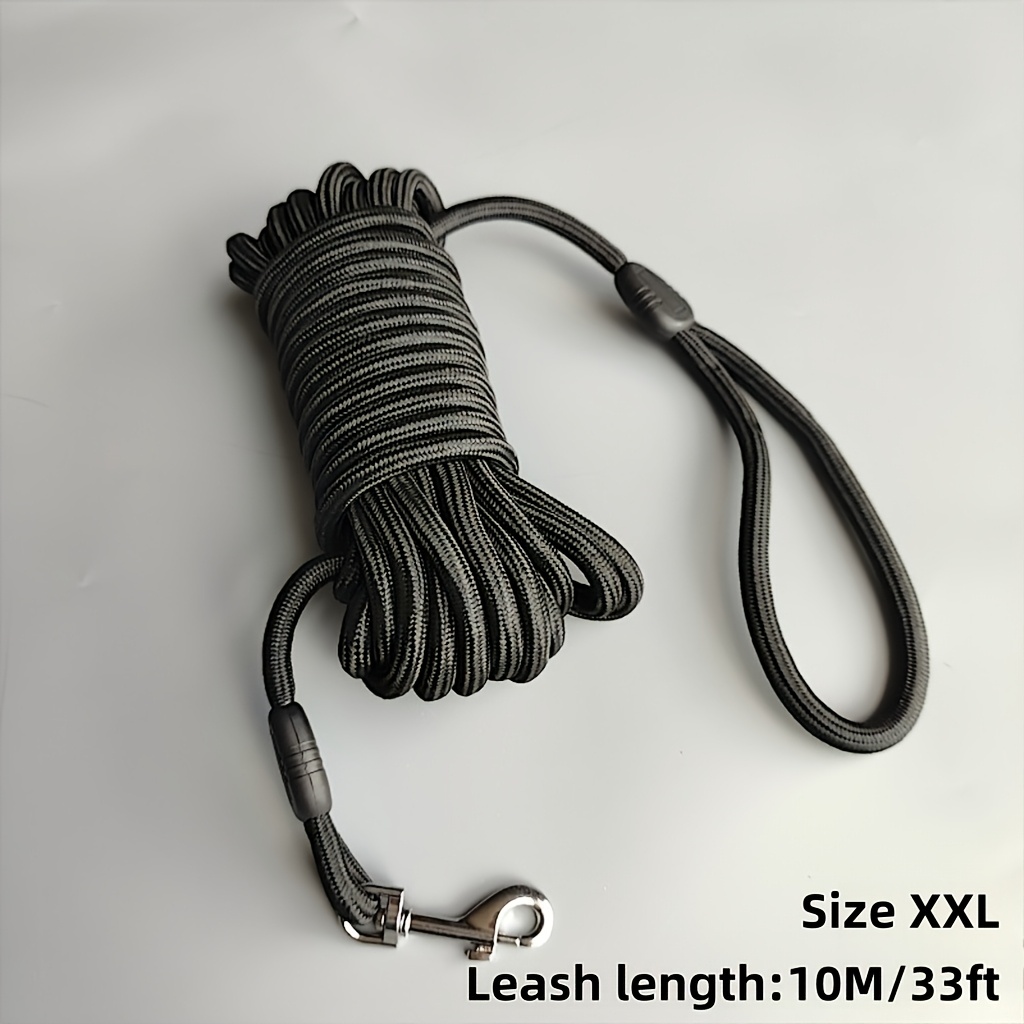 TEMU 360° Heavy-duty -free Dog Training Leash, /5m/10m/15m, Durable Pp Material With Metal