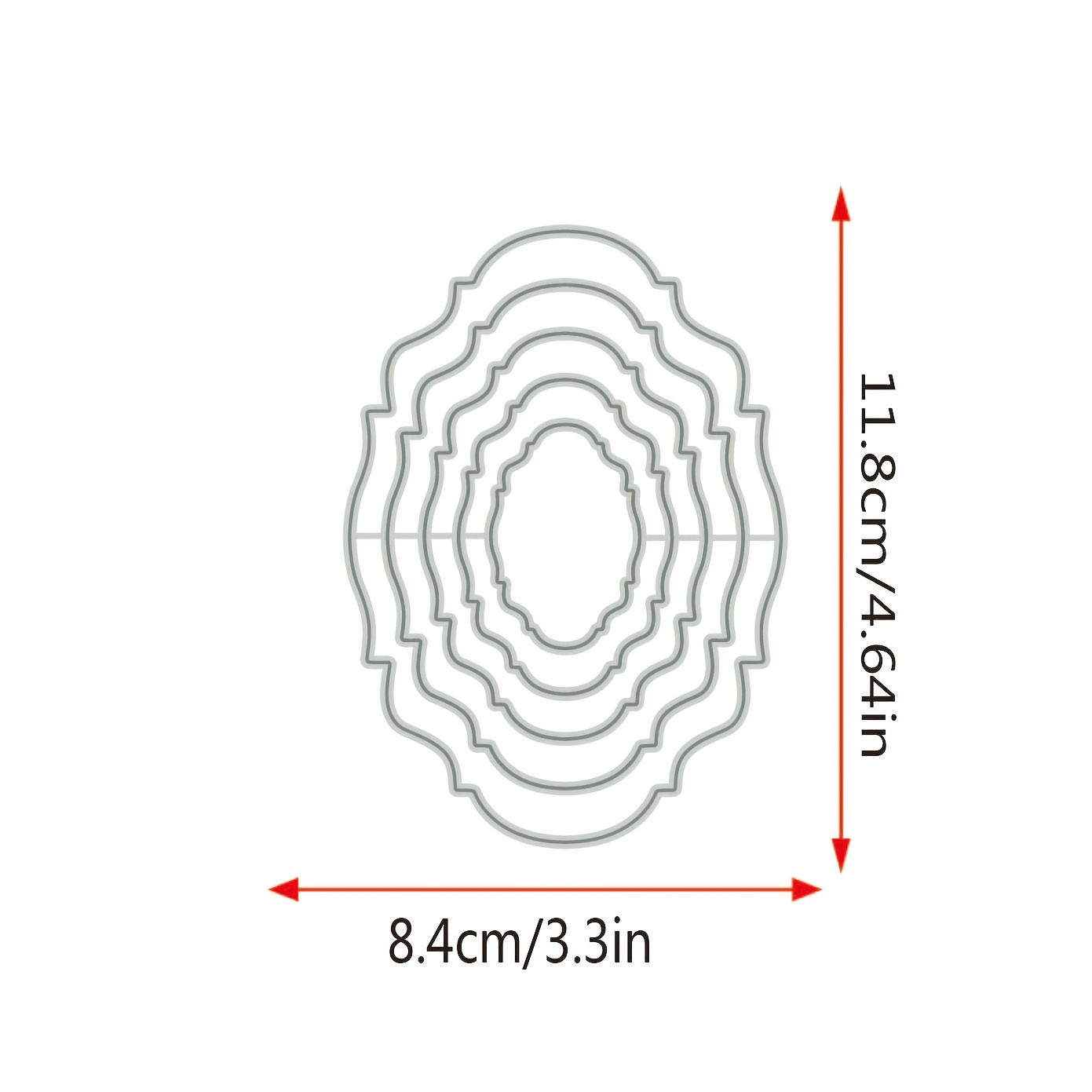 1pc Metal Cutting Dies Mountain Paper Craft Knife Mould Blade Punch Stencils Dies