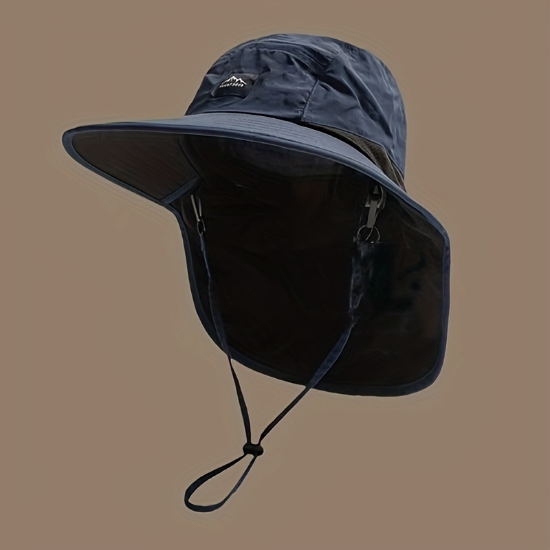 

Breathable Quick-dry Sun Hat With Neck Flap - Fishing, Camping & Outdoor Activities